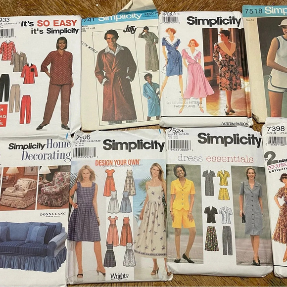 Lot Of 10 Simplicity, It’s So Easy It’s Simplicity, Simplicity Home Decorating. - Picture 4 of 6